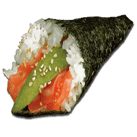 Temaki saumon avocat