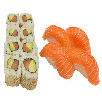 Plateau sushi roll