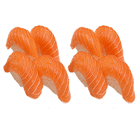 Plateau sushi saumon